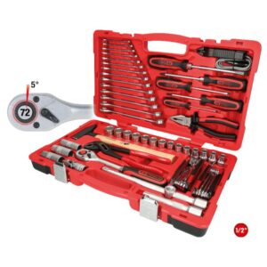 Maletín rojo con juego de herramientas universal para taller KS Tools 9400047